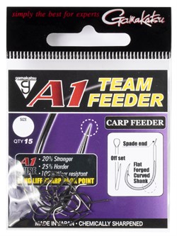 Крючки Gamakatsu A1 Team Feeder HOOKS CARP FEEDER. №14 (уп.15шт.) 29774 - фото 37754