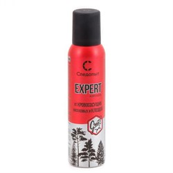 Репеллент Следопыт Expert Great Formula от всех видов летающих насекомых и клещей (аэрозоль,150 мл) 30084 - фото 38528