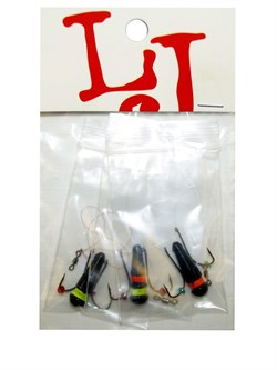 Мормышки свинцовые Lucky John БАЛДА НЕОН MIX3 7г 3шт 30797