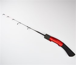 Зимняя удочка Kaida Skyrocket soft 65 см изогнутая красная ручка 11404 - фото 6567