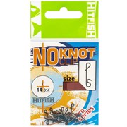 Застежка безузловая HitFish No Knot Clip №1 9lb 4кг (уп.14шт) 29538