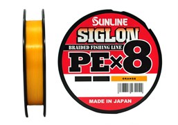 Шнур Sunline SIGLON PE X8 #1,5  0,209мм 11,0кг 150м Orange 29611