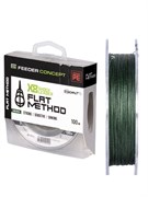 Шок-лидер Flat Method X8 (Feeder Concept), 100м, 0,25мм 15,20кг Dark Green 29724