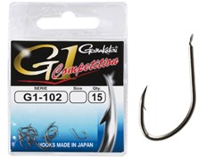 Крючки Gamakatsu G-1 COMPETITION 102 HOOKS. №14 (уп.15шт.) 29784
