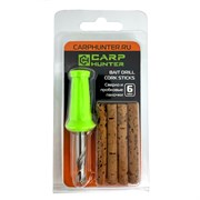 Сверло + пробковые палочки CARPHUNTER Bait Drill Cork Sticks 6мм 29827
