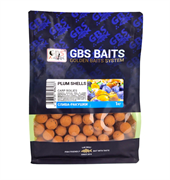 Бойлы GBS прикормочные Wild Plum SHELS Слива-Ракушка 20мм 1кг 30304