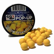Бойлы POP-UP GBS YELLOW STRAWBERRY Жёлтая клубника 12 мм 30313