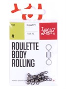 Вертлюги Lucky John Pro Series Roulette Body Rolling №4 35кг (уп. 8шт) 30473