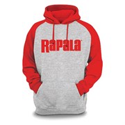 Толстовка RAPALA Sweatshirt серая с красными рукавами L 30967