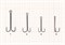 Крючок ДВОЙНОЙ с ОЧЕНЬ длинным цевьем, №6, (уп. 9 шт.) 17340 - фото 15937