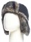 Шапка-ушанка Huntsman Полюс серый/чёрный, тк. Cell р 56-58 19825 - фото 20165