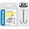 Крючок двойной Nautilus Double Long series Worm 1200 №3/0 (уп.10шт) 16678 - фото 34224