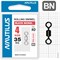 Вертлюг Nautilus Rolling Swivel 0101 size # 4 тест 35кг уп (10 шт) 11541 - фото 34448