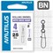 Вертлюг Nautilus с застежкой Rolling Swivel 0102 with Nice Snap size # 4 тест 25кг (уп. 5шт) 18111 - фото 34483