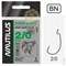 Крючок офсетный Nautilus Offset Power series Wide Gape Plus 1007 №2/0 уп (7 шт) 22198 - фото 36120