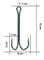 Крючок двойной UF-STUDIO №2 уп 10шт 29920 - фото 38135