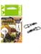 Застежка с вертлюгом HITFISH Stainless Steel Crane Swivel with Cross Snap №2 100lb 45кг уп. (6 шт) 30461 - фото 39095