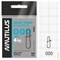 Застежка Nautilus Nice Snap black nickel size # 000 тест 4кг уп (10 шт) 11547 - фото 6728