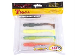 Виброхвосты съедоб. LJ Pro Series TIOGA 4.5in (11.40)/MIX1 5шт. 14427 - фото 10061
