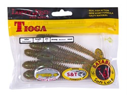 Виброхвосты съедобные LJ Pro Series TIOGA 4.5in (11.40)/PA19 5шт. 14431 - фото 10069