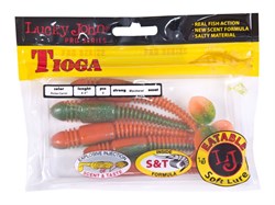 Виброхвосты съедобные LJ Pro Series TIOGA 4.5in (11.40)/T56 5шт. 14433 - фото 10073