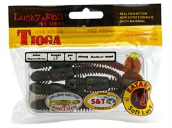 Виброхвосты съедобные LJ Pro Series TIOGA 3.9in (10.00)/085 5шт. 14439 - фото 10085