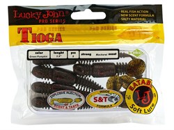 Виброхвосты съедобные LJ Pro Series TIOGA 3.9in (10.00)/PA03 5шт. 14440 - фото 10087