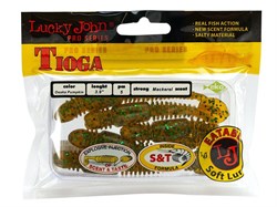 Виброхвосты съедобные LJ Pro Series TIOGA 3.9in (10.00)/PA19 5шт. 14443 - фото 10093