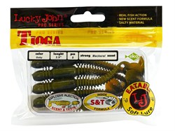 Виброхвосты съедобные LJ Pro Series TIOGA 3.9in (10.00)/T45 5шт. 14453 - фото 10111