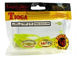 Виброхвосты съедобные LJ Pro Series TIOGA 2.4in (06.20)/071 9шт. 14522 - фото 10297