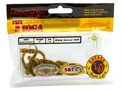 Виброхвосты съедобные LJ Pro Series TIOGA 2.0in (05.00)/PA19 10шт. 14556 - фото 10358