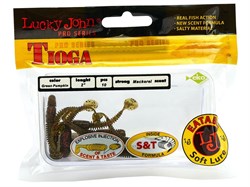 Виброхвосты съедобные LJ Pro Series TIOGA 2.0in (05.00)/PA03 10шт. 14558 - фото 10362