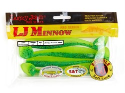 Виброхвосты съедоб. LJ Pro Series MINNOW 5.5in (13.90)/T18 4шт. 14634 - фото 10530