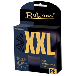 Плетенка Rubicon XXL Желтая 0,22мм 15,3кг 135м 15333 - фото 12524