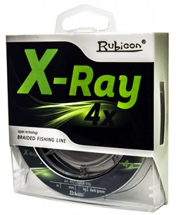 Леска плетеная RUBICON X-Ray 4x 135m Зеленая, 0,16 mm 12,9кг 15343 - фото 12534