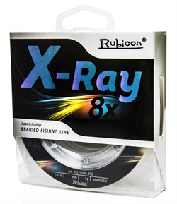 Леска плетеная RUBICON X-Ray 8x 150m Мультиколор, 0,18 mm 18,5кг 15369 - фото 12639