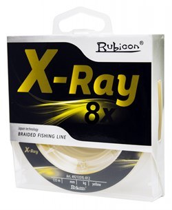 Леска плетеная RUBICON X-Ray 8x 135m Желтая, 0,25 mm 26,1кг 15392 - фото 12707