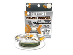  Плетеный шнур HITFISH X4 CAMO FEEDER 150м 0.15мм 7.2кг 15562 - фото 13164
