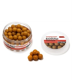 Бойлы со вкусом опарыша-чеснока  14 мм 100 г  Карпомания  16116 - фото 14076
