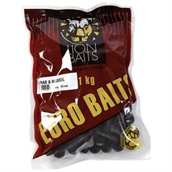 Бойлы тонущие Lion Baits серии Euro Краб и ракушка Crab & Mussel 20мм 1кг 16246 - фото 14298