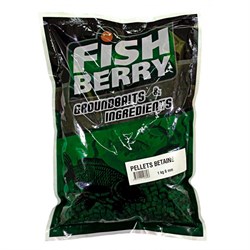 Пеллетс рыболовный медленно растворимый Fishberry Pellets Betaine зеленый бетаин 6 мм 1 кг 16274 - фото 14352