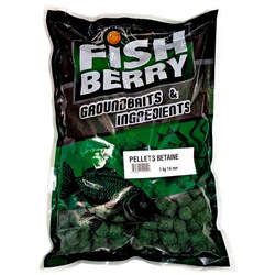 Пеллетс рыболовный медленно растворимый Fishberry Pellets Betaine зеленый бетаин 14 мм 1 кг 16276 - фото 14354