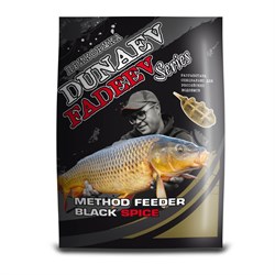 Прикормка DUNAEV-FADEEV METHOD BLACK SPICE 1кг 16332 - фото 14427