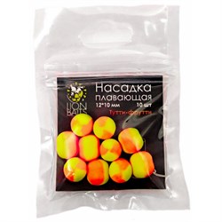 Насадка плавающая двухцветная LION BAITS Тутти-фрутти 12х10мм 10шт 16509 - фото 14680