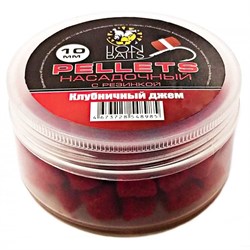 Пеллетс насадочный с резинкой LION BAITS Клубничный джем 10мм 16512 - фото 14684