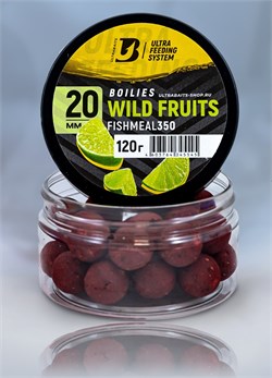 Бойлы ULTRABAITS FISHMEAL 350 (Wild Fruits) 20 мм., банка 120 гр. 16589 - фото 14823