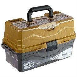 Ящик рыболовный Nisus Tackle Box трехполочный  (золотой) 18075 - фото 17271