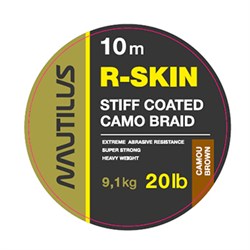 Поводковый материал Nautilus R-Skin 20lb. 9.1кг 10м Camou Brown 18617 - фото 18022