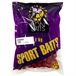 Бойлы тонущие Lion Baits серии SPORT BAITS Клубника 20мм 1кг 20649 - фото 21789