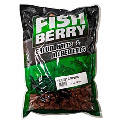 Пеллетс медленно растворимый FISHBERRY криль 10мм 1кг 20653 - фото 21795